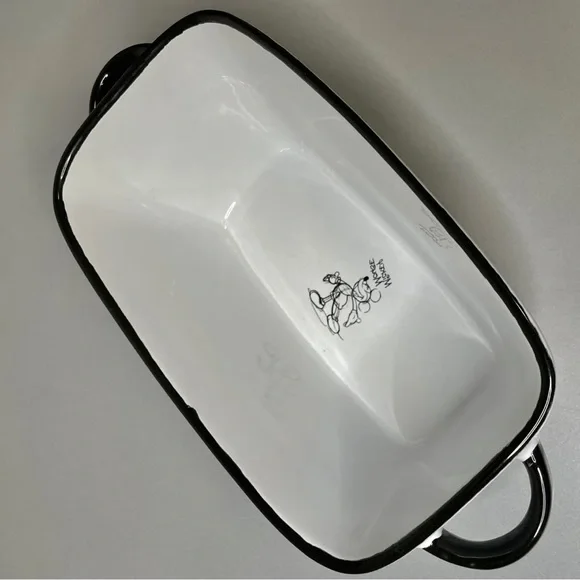 Disney Sketchbook Mickey Mouse Character Autograph Ceramic Loaf Pan - Picture 5 of 8